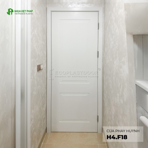 cửa gỗ nhựa composite phay huỳnh Việt Pháp H4F18