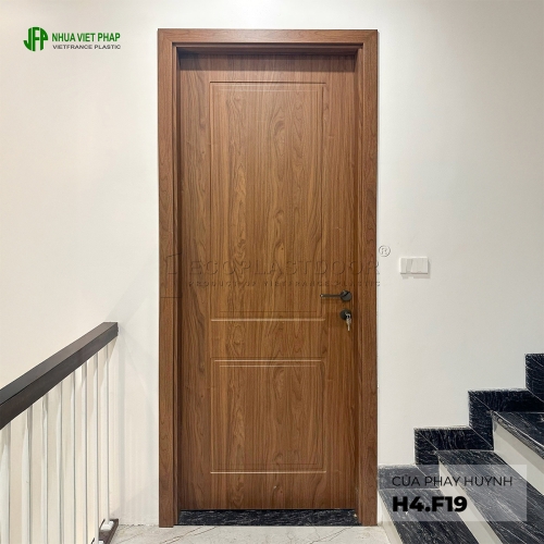 cửa gỗ nhựa phay huỳnh Việt Pháp H4F19